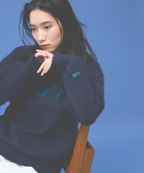 Kappa（カッパ）の「≪Kappa×and ST ウェルネスクラブ≫シャギーニット (ユニセックス)（ニット/セーター・レディース・ネイビー/ホワイト/ピンク/ライトブルー・SMALL/MEDIUM/LARGE）」の11枚目の写真