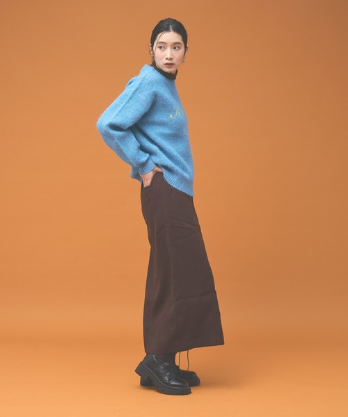 Kappa（カッパ）の「≪Kappa×and ST ウェルネスクラブ≫シャギーニット (ユニセックス)（ニット/セーター・レディース・ネイビー/ホワイト/ピンク/ライトブルー・SMALL/MEDIUM/LARGE）」の17枚目の写真