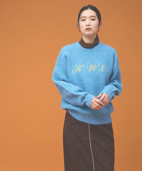 Kappa（カッパ）の「≪Kappa×and ST ウェルネスクラブ≫シャギーニット (ユニセックス)（ニット/セーター・レディース・ネイビー/ホワイト/ピンク/ライトブルー・SMALL/MEDIUM/LARGE）」の19枚目の写真