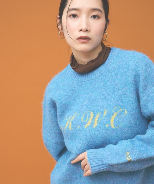 Kappa（カッパ）の「≪Kappa×and ST ウェルネスクラブ≫シャギーニット (ユニセックス)（ニット/セーター・レディース・ネイビー/ホワイト/ピンク/ライトブルー・SMALL/MEDIUM/LARGE）」の22枚目の写真