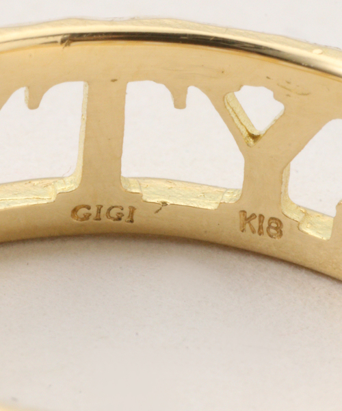 IENA(イエナ)の「GIGI/ジジ Inscription ring リング A10009(リング・レディース・ゴールド・11)」の3枚目の写真