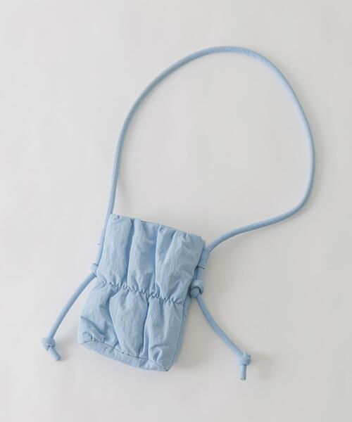 SMELLY（スメリー）の「パフィーミニショルダー（ショルダーバッグ・レディース・ライトブルー/レッド・-）」の3枚目の写真