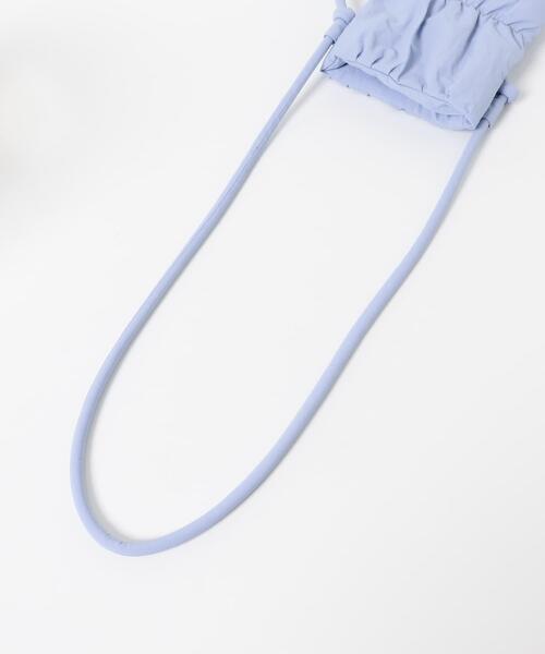 SMELLY（スメリー）の「パフィーミニショルダー（ショルダーバッグ・レディース・ライトブルー/レッド・-）」の10枚目の写真