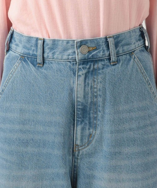 BAYFLOW（ベイフロー）の「※ペインターワイドデニム（デニムパンツ・レディース・ブルー/ライトブルー・X-SMALL/SMALL/MEDIUM/LARGE）」の12枚目の写真