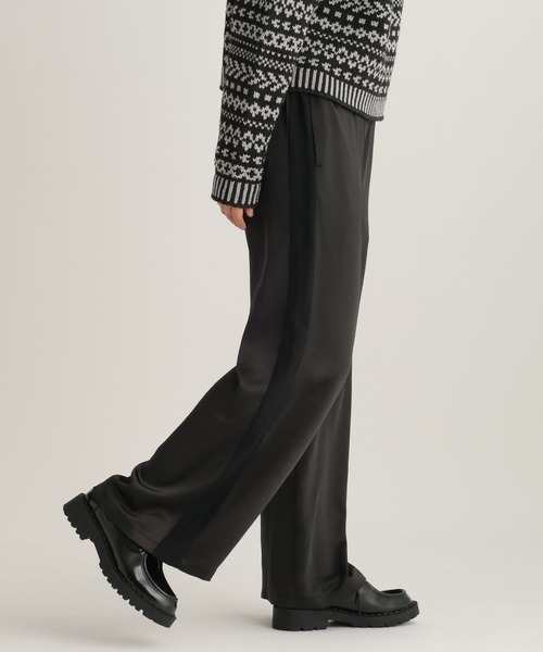 studio CLIP（スタディオクリップ）の「【daily CLIP】サテンパンツ（その他パンツ・レディース・ブラック/ブラウン・FREE）」の4枚目の写真