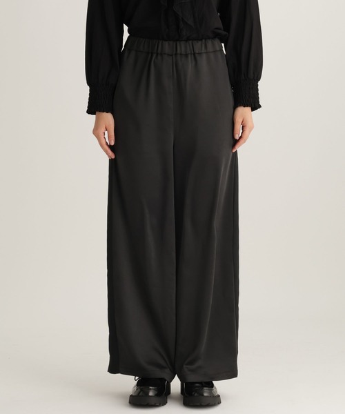 studio CLIP（スタディオクリップ）の「【daily CLIP】サテンパンツ（その他パンツ・レディース・ブラック/ブラウン・FREE）」の13枚目の写真