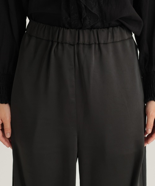 studio CLIP（スタディオクリップ）の「【daily CLIP】サテンパンツ（その他パンツ・レディース・ブラック/ブラウン・FREE）」の16枚目の写真