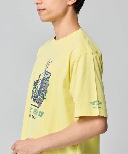 KRIFF MAYER(クリフメイヤー)の「【綿100%】クリフラビット半袖T(ツーリング)(Tシャツ/カットソー・メンズ・イエロー/チャコール/オフホワイト/ネイビー/ミント・MEDIUM/X-LARGE/LARGE)」の9枚目の写真