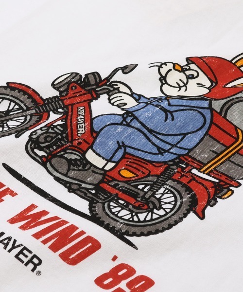 KRIFF MAYER(クリフメイヤー)の「【綿100%】クリフラビット半袖T(ツーリング)(Tシャツ/カットソー・メンズ・イエロー/チャコール/オフホワイト/ネイビー/ミント・MEDIUM/X-LARGE/LARGE)」の13枚目の写真