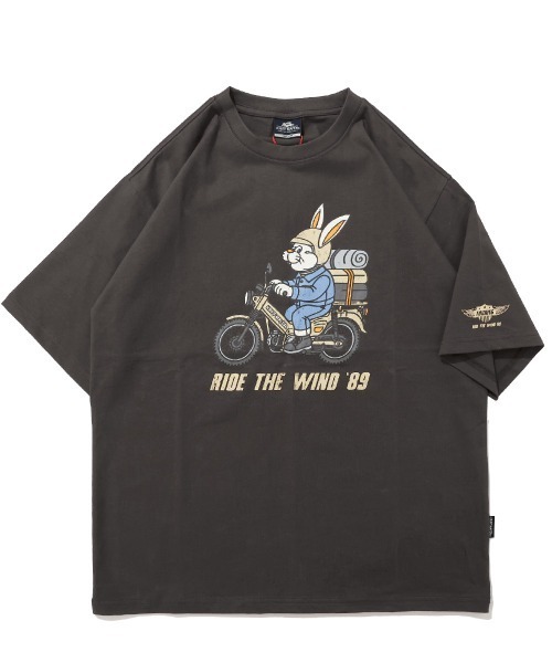 KRIFF MAYER(クリフメイヤー)の「【綿100%】クリフラビット半袖T(ツーリング)(Tシャツ/カットソー・メンズ・イエロー/チャコール/オフホワイト/ネイビー/ミント・MEDIUM/X-LARGE/LARGE)」の16枚目の写真