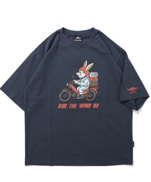 KRIFF MAYER(クリフメイヤー)の「【綿100%】クリフラビット半袖T(ツーリング)(Tシャツ/カットソー・メンズ・イエロー/チャコール/オフホワイト/ネイビー/ミント・MEDIUM/X-LARGE/LARGE)」の17枚目の写真