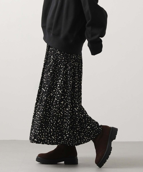 Gready Brilliant（グレディブリリアン）の「レオプリーツスカート（スカート・レディース・ブラック×ホワイト/ホワイト×ブラック・38）」の21枚目の写真