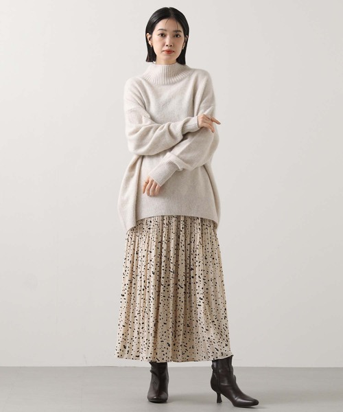 Gready Brilliant（グレディブリリアン）の「レオプリーツスカート（スカート・レディース・ブラック×ホワイト/ホワイト×ブラック・38）」の4枚目の写真