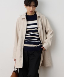 CROSSPLUS ONLINE（クロスプラスオンライン）の「ライナー付きステンカラーコート【撥水・洗える・花粉が落ちやすい・ライナー/フード取り外し可能】（その他アウター）」