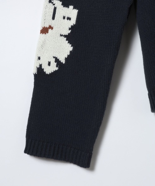 eL(エル)の「【eL】5G Flower Jacquard Pullover/641230(ニット/セーター・レディース・グレー系/ネイビー系・FREE)」の22枚目の写真