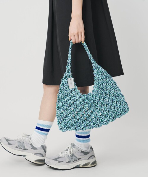 BEAUTY&YOUTH UNITED ARROWS(ビューティーアンドユースユナイテッドアローズ)の「パラコード マクラメ ワンショルダーバッグ(ショルダーバッグ・レディース・オレンジ/ブラック/ライトブルー・FREE)」の3枚目の写真