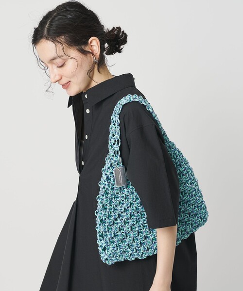 BEAUTY&YOUTH UNITED ARROWS(ビューティーアンドユースユナイテッドアローズ)の「パラコード マクラメ ワンショルダーバッグ(ショルダーバッグ・レディース・オレンジ/ブラック/ライトブルー・FREE)」の11枚目の写真