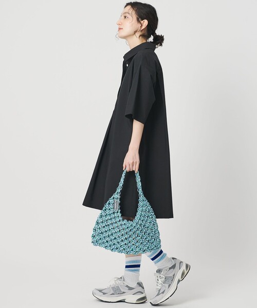 BEAUTY&YOUTH UNITED ARROWS(ビューティーアンドユースユナイテッドアローズ)の「パラコード マクラメ ワンショルダーバッグ(ショルダーバッグ・レディース・オレンジ/ブラック/ライトブルー・FREE)」の12枚目の写真