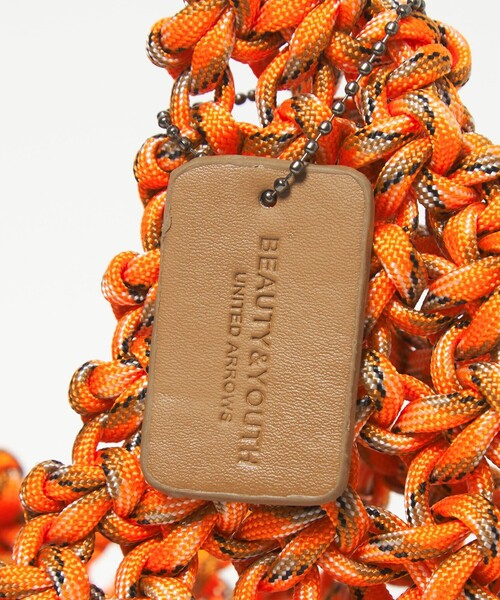 BEAUTY&YOUTH UNITED ARROWS(ビューティーアンドユースユナイテッドアローズ)の「パラコード マクラメ ワンショルダーバッグ(ショルダーバッグ・レディース・オレンジ/ブラック/ライトブルー・FREE)」の20枚目の写真