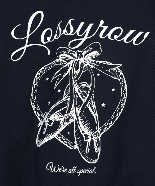 LOSSYROW(ロッシロー)の「Heart flats sweatshirt Navy(スウェット・レディース・ネイビー・FREE)」の6枚目の写真