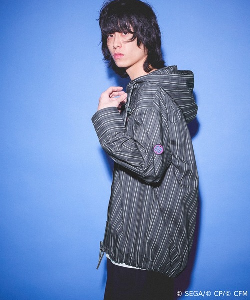 JEANASIS（ジーナシス）の「【 プロジェクトセカイ×ZOZOTOWN】Leo/need ストライプフードシャツ(ワッペン付き)/639876（シャツ/ブラウス・レディース・ホワイト系その他/ブラック系その他・MEDIUM/LARGE）」の17枚目の写真