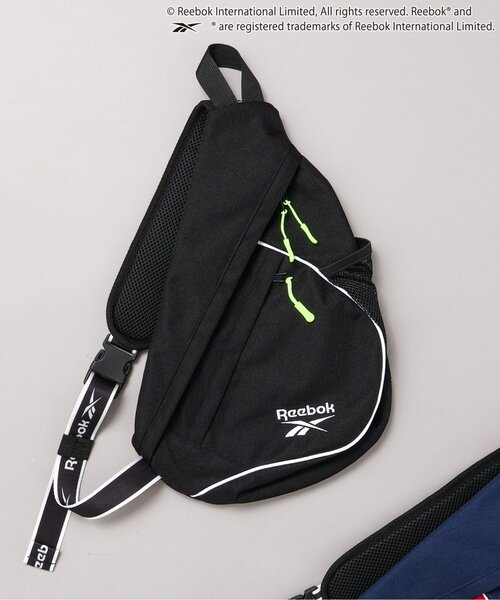 BREEZE（ブリーズ）の「Reebok別注 ワンショルダーバッグ（ゲームバンド付き）（ショルダーバッグ・キッズ・ブラック/ネイビー・FREE）」の2枚目の写真
