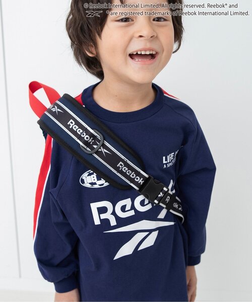 BREEZE（ブリーズ）の「Reebok別注 ワンショルダーバッグ（ゲームバンド付き）（ショルダーバッグ・キッズ・ブラック/ネイビー・FREE）」の7枚目の写真