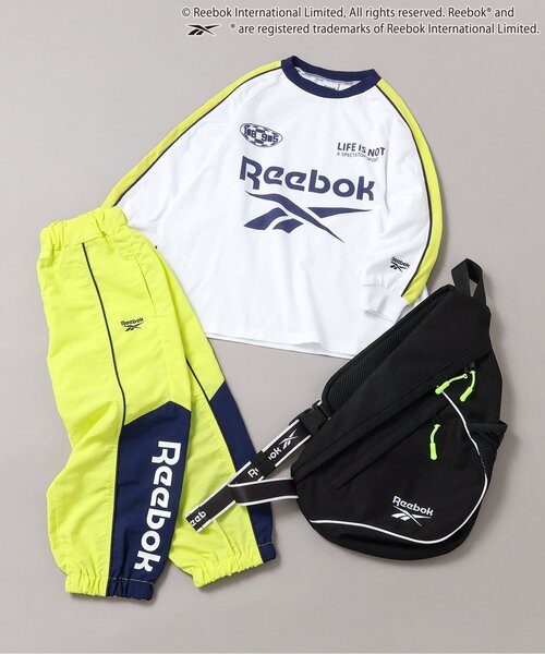 BREEZE（ブリーズ）の「Reebok別注 ワンショルダーバッグ（ゲームバンド付き）（ショルダーバッグ・キッズ・ブラック/ネイビー・FREE）」の13枚目の写真