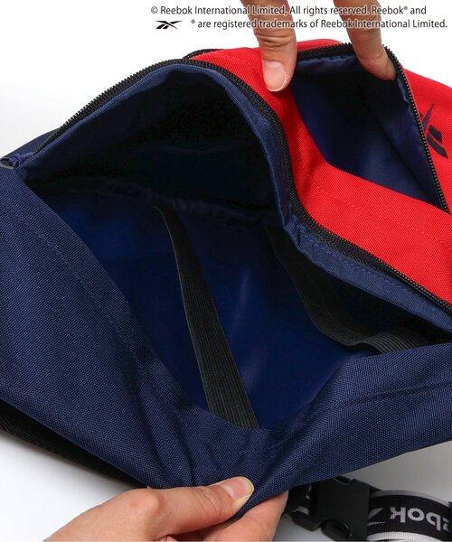 BREEZE（ブリーズ）の「Reebok別注 ワンショルダーバッグ（ゲームバンド付き）（ショルダーバッグ・キッズ・ブラック/ネイビー・FREE）」の18枚目の写真