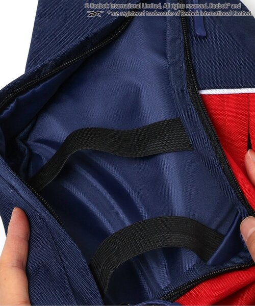 BREEZE（ブリーズ）の「Reebok別注 ワンショルダーバッグ（ゲームバンド付き）（ショルダーバッグ・キッズ・ブラック/ネイビー・FREE）」の19枚目の写真