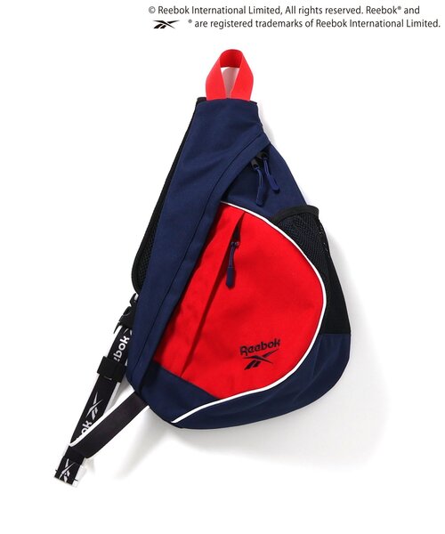 BREEZE（ブリーズ）の「Reebok別注 ワンショルダーバッグ（ゲームバンド付き）（ショルダーバッグ・キッズ・ブラック/ネイビー・FREE）」の3枚目の写真