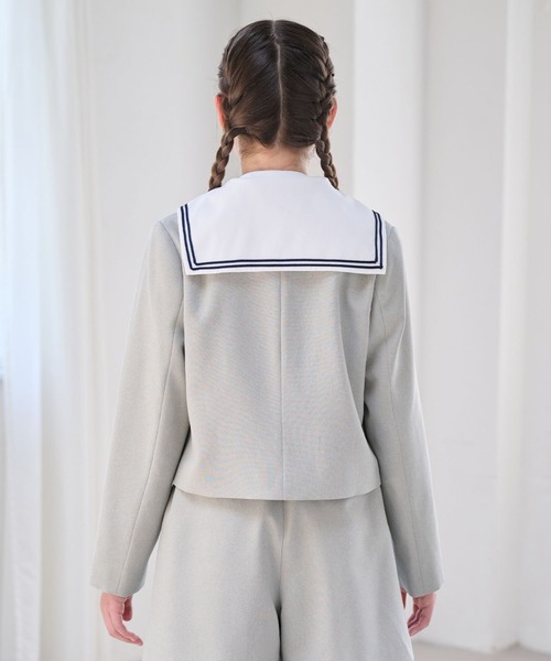 mezzo piano Junior（メゾピアノジュニア）の「セーラーブラウス（シャツ/ブラウス・キッズ・ホワイト・L:160cm/M:150cm）」の8枚目の写真