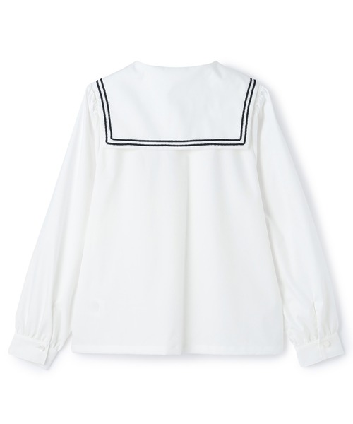 mezzo piano Junior（メゾピアノジュニア）の「セーラーブラウス（シャツ/ブラウス・キッズ・ホワイト・L:160cm/M:150cm）」の10枚目の写真