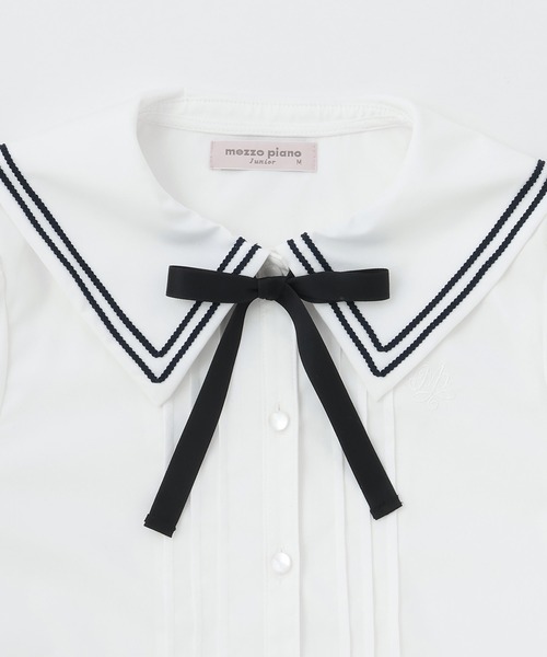 mezzo piano Junior（メゾピアノジュニア）の「セーラーブラウス（シャツ/ブラウス・キッズ・ホワイト・L:160cm/M:150cm）」の11枚目の写真