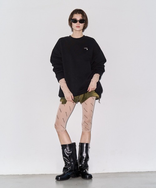 JOSE MOON（ジョゼムーン）の「PEARL CHAIN SWEAT/パールチェーンスウェット（スウェット・レディース・ブラック/チャコールグレー/グレー/ホワイト・FREE）」の12枚目の写真