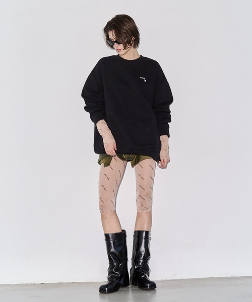 JOSE MOON（ジョゼムーン）の「PEARL CHAIN SWEAT/パールチェーンスウェット（スウェット・レディース・ブラック/チャコールグレー/グレー/ホワイト・FREE）」の13枚目の写真