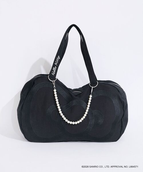 MAJESTIC LEGON（マジェスティックレゴン）の「ハローキティ リボンキャンバストート（トートバッグ・レディース・レッド/ブラック・FREE）」の11枚目の写真