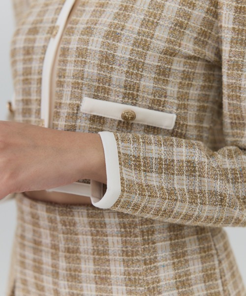 REDYAZEL（レディアゼル）の「カットツイードセットアップ（セットアップ・レディース・ベージュ系その他6・FREE）」の7枚目の写真