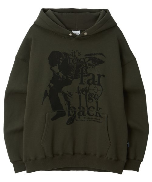 NOTHINGISBETTERTHANME(ナッシングイズベターザンミー)の「VINTAGE ARTWORK HOODIE_khaki(パーカー・レディース・その他・M/L)」の2枚目の写真