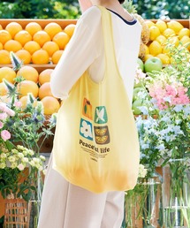 LAKOLE（ラコレ）の「【入園入学にも】[FRUITS AND BLOOM]エコバッグ / 611201（エコバッグ/サブバッグ）」