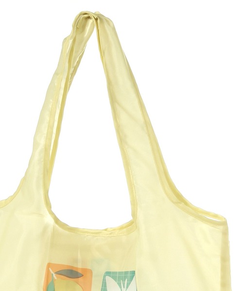 LAKOLE（ラコレ）の「【入園入学にも】[FRUITS AND BLOOM]エコバッグ / 611201（エコバッグ/サブバッグ・レディース・ライトグリーン/イエロー/パープル/ライトブルー・FREE）」の12枚目の写真