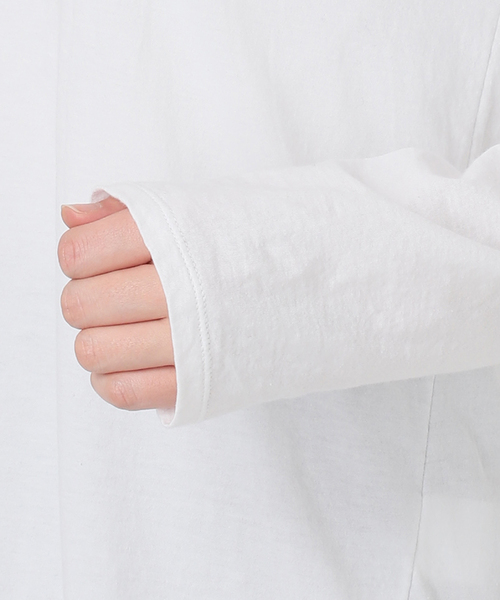 AP STUDIO（エーピーストゥディオ）の「New ラウンドテールTシャツ（Tシャツ/カットソー・レディース・ホワイト・FREE）」の22枚目の写真