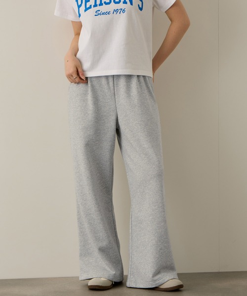 PERSON'S(パーソンズ)の「PERSON'S 別注 バックロゴ 裏毛 スウェットパンツ(スウェットパンツ・レディース・アッシュ/ネイビー・S/FREE)」の7枚目の写真