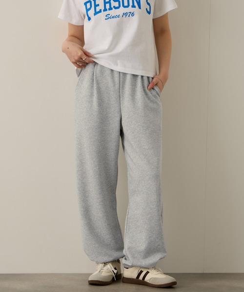 PERSON'S(パーソンズ)の「PERSON'S 別注 バックロゴ 裏毛 スウェットパンツ(スウェットパンツ・レディース・アッシュ/ネイビー・S/FREE)」の10枚目の写真