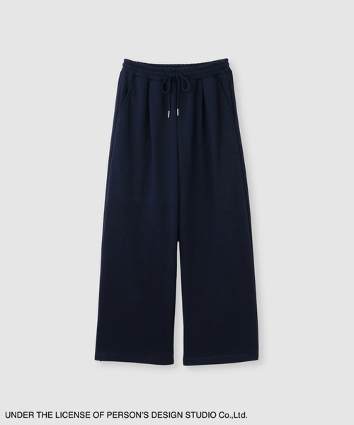 PERSON'S(パーソンズ)の「PERSON'S 別注 バックロゴ 裏毛 スウェットパンツ(スウェットパンツ・レディース・アッシュ/ネイビー・S/FREE)」の14枚目の写真