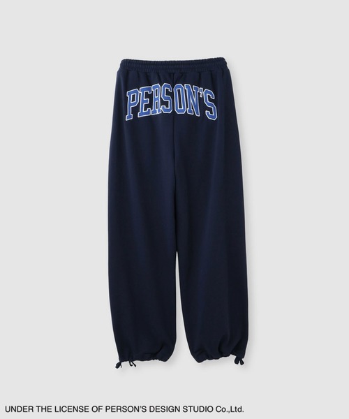PERSON'S(パーソンズ)の「PERSON'S 別注 バックロゴ 裏毛 スウェットパンツ(スウェットパンツ・レディース・アッシュ/ネイビー・S/FREE)」の15枚目の写真