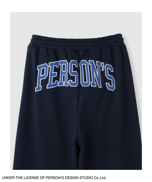 PERSON'S(パーソンズ)の「PERSON'S 別注 バックロゴ 裏毛 スウェットパンツ(スウェットパンツ・レディース・アッシュ/ネイビー・S/FREE)」の16枚目の写真