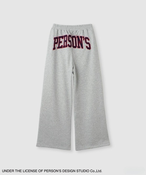 PERSON'S(パーソンズ)の「PERSON'S 別注 バックロゴ 裏毛 スウェットパンツ(スウェットパンツ・レディース・アッシュ/ネイビー・S/FREE)」の13枚目の写真