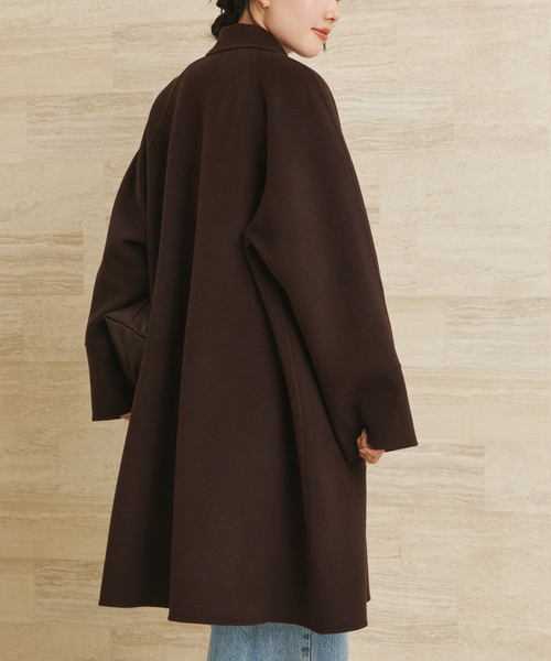 plage（プラージュ）の「A line コート（その他アウター・レディース・チャコールグレー/ブラウン・36/38）」の6枚目の写真