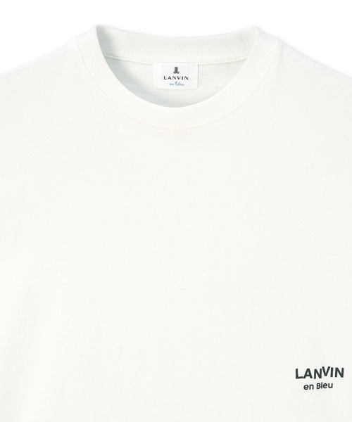 LANVIN en Bleu(ランバンオンブルー)の「8オンス オーバーサイズフィット Tシャツ(Tシャツ/カットソー・メンズ・ブラック/ブルーグレー/ネイビー/オフホワイト・46/52/50/48)」の16枚目の写真